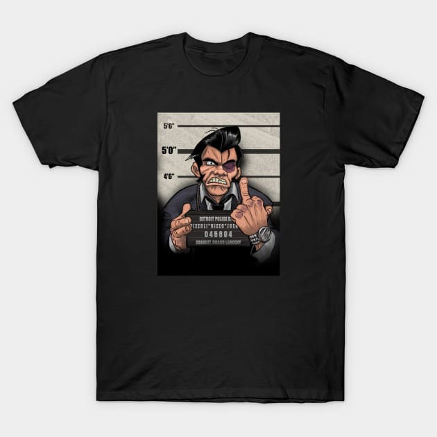 Rizzo Mugshot T-Shirt by 3YsMenMedia